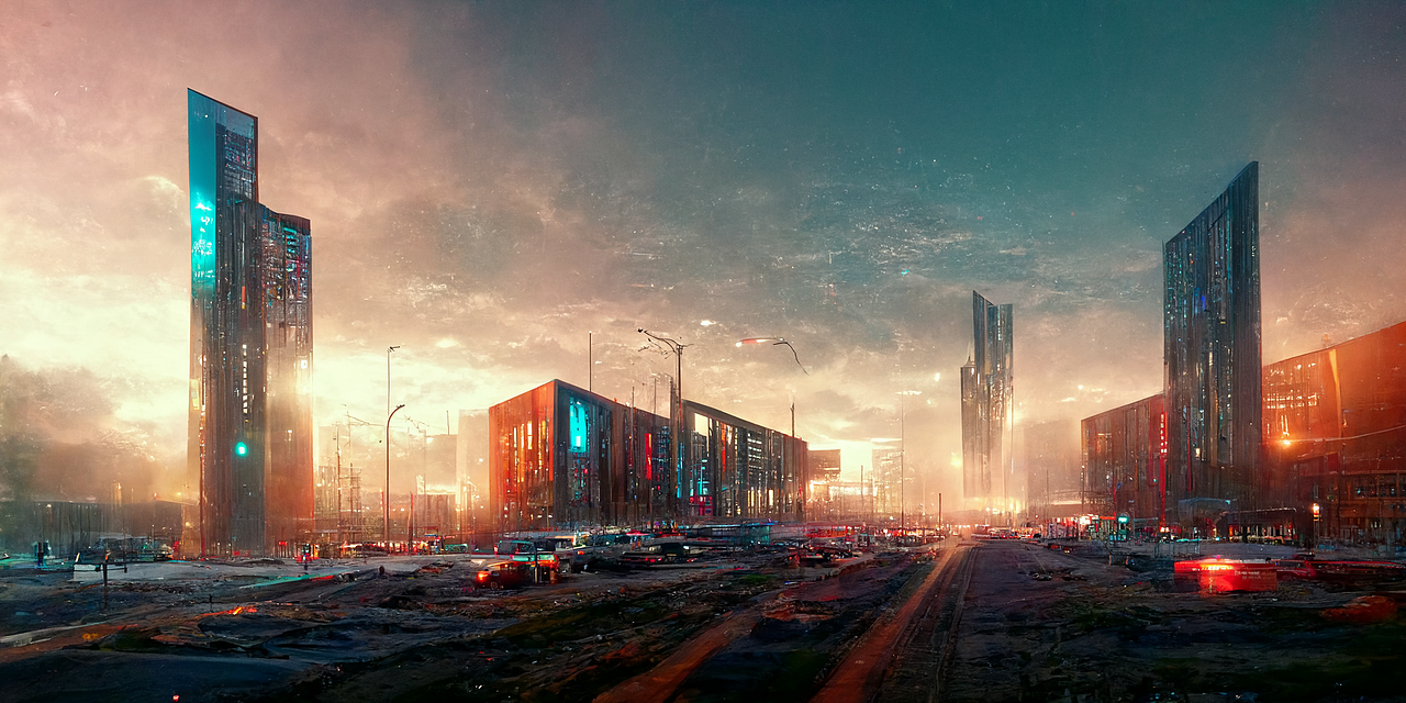 城市的十字路口