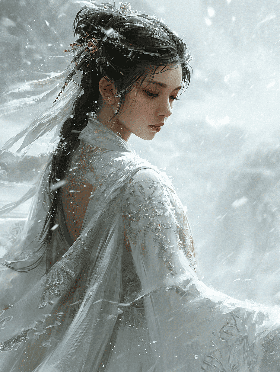 冰雪女王（图ZMzU4NDE0NDQ4） - AI作品 - 站酷设计师MIAO喵JANELIN原创素材 - 站酷ZCOOL