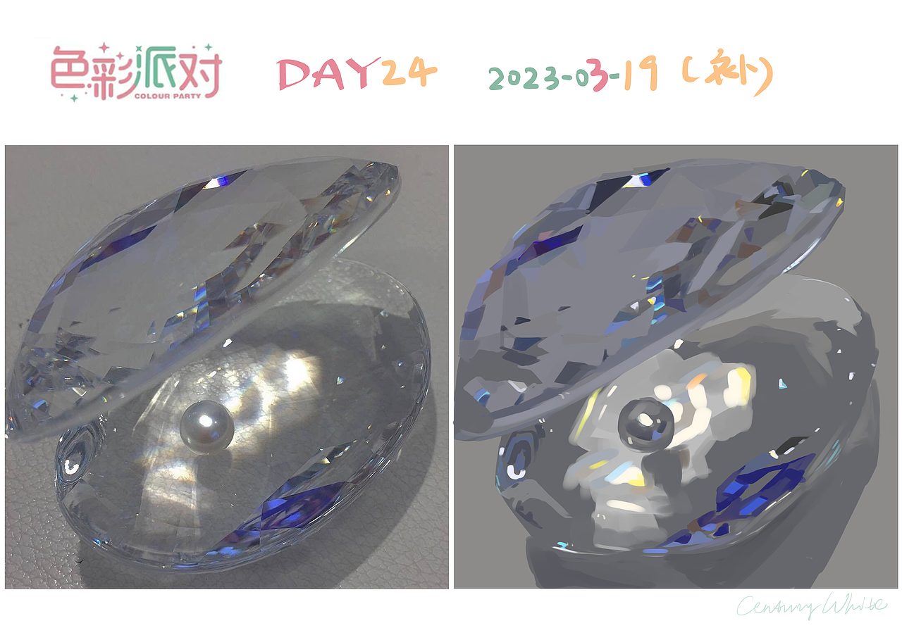 色彩派对day24（图ZMzM2MDc4MDk2） - 创作习作 - 站酷设计师水彩纸好贵原创素材 - 站酷ZCOOL