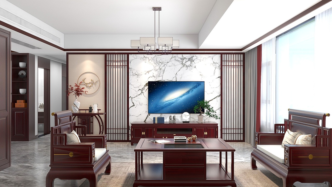 楓林麗景新中式（圖ZMzcwMjUxODc2） - 家裝設(shè)計 - 站酷設(shè)計師陳蔚2023原創(chuàng)素材 - 站酷ZCOOL