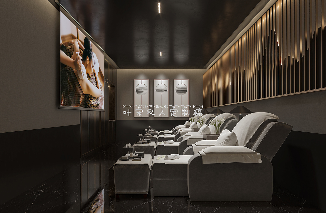 足浴店设计案例丨适当的给自己的精神放松一下吧