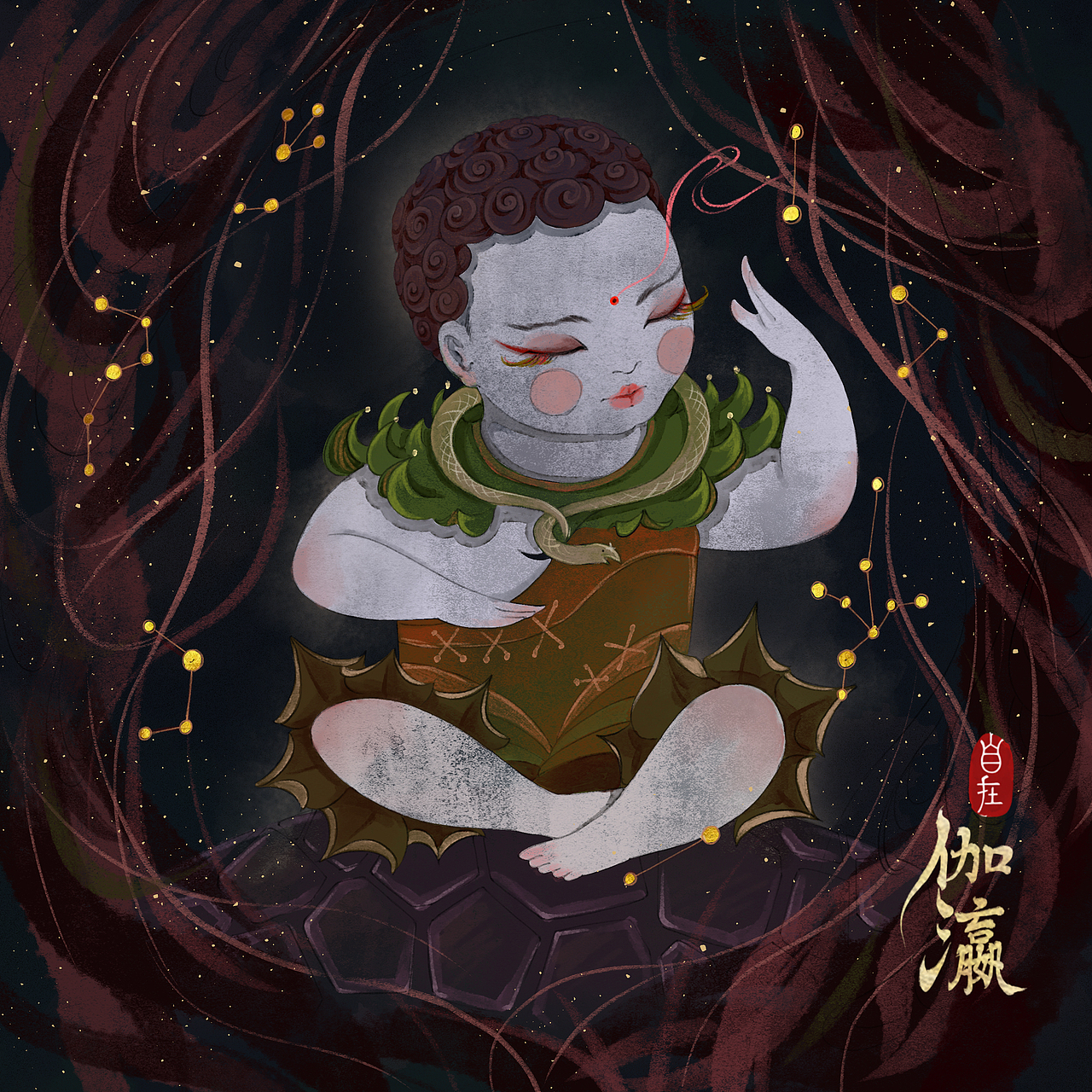 2022-年中作品集（图ZMzA4MjU2Mjk2） - 商业插画 - 站酷设计师伽瀛原创素材 - 站酷ZCOOL