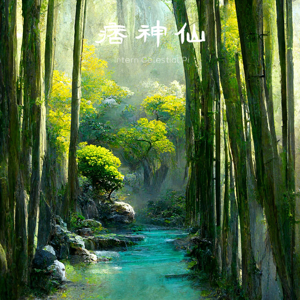 《竹林七贤》场景设计