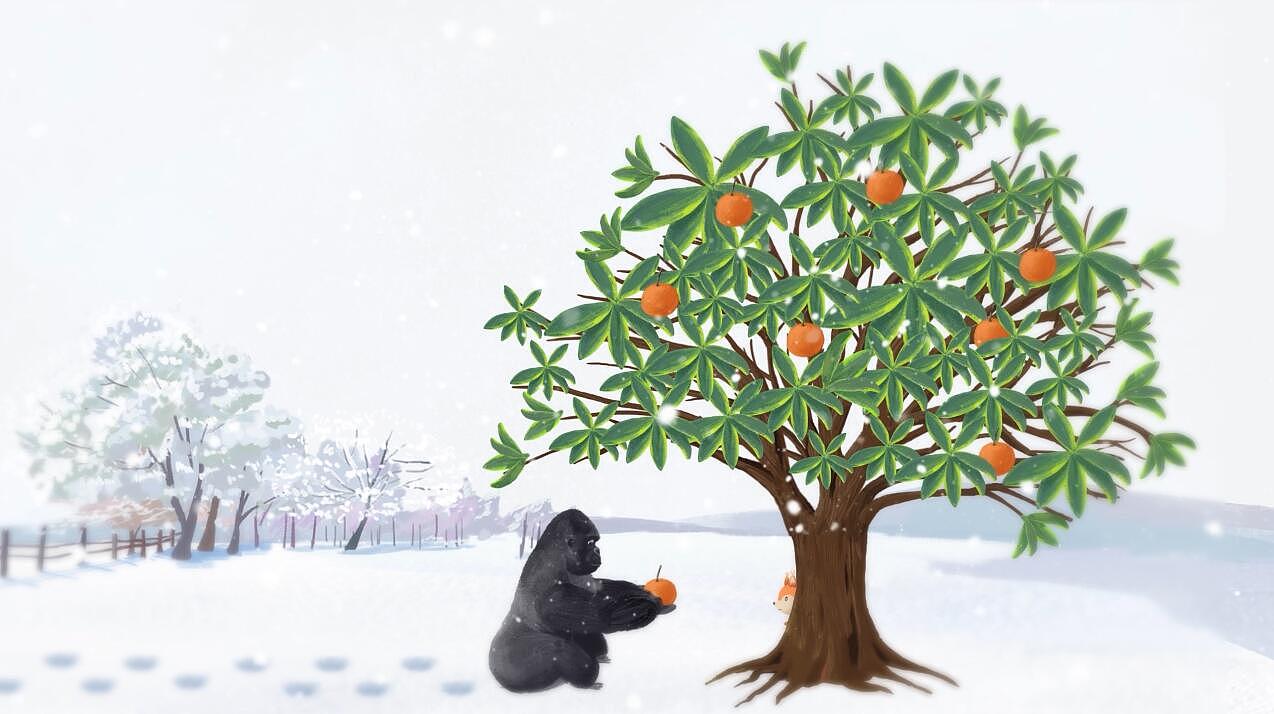 雪景大猩猩MG短片