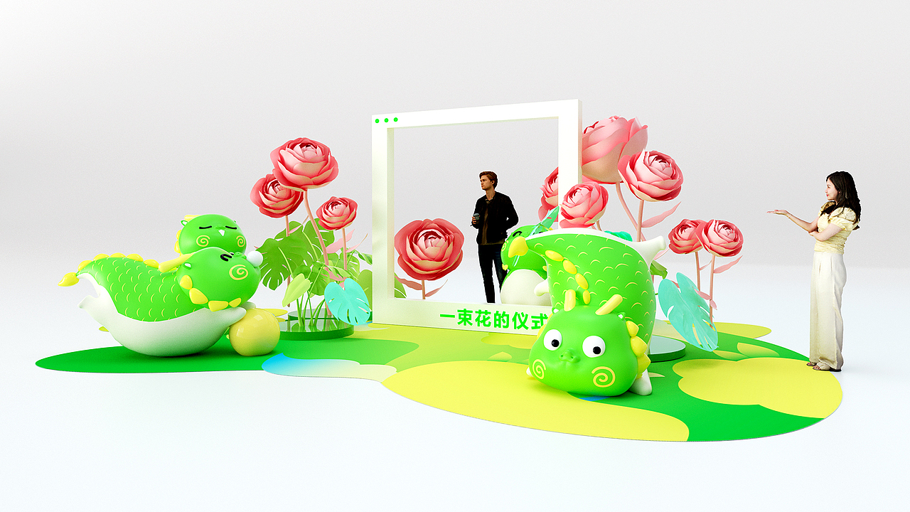 春风十里-繁花似锦-春季IP美陈