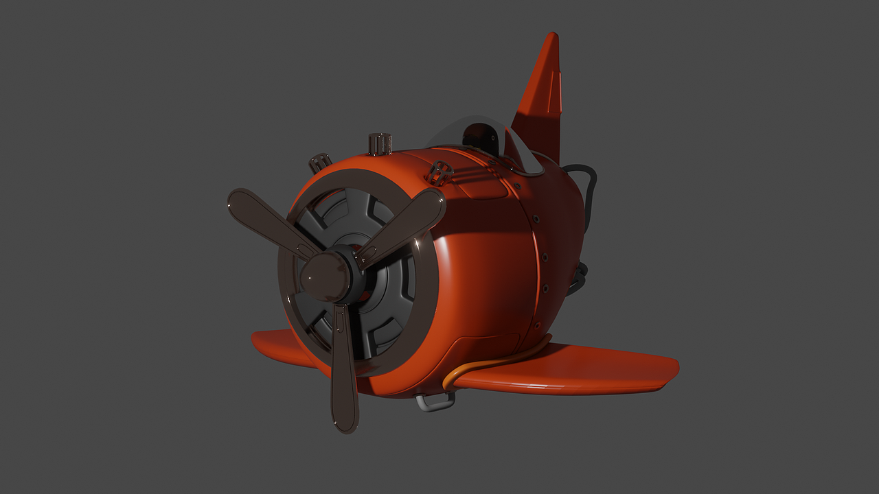 Blender入门小飞机动画