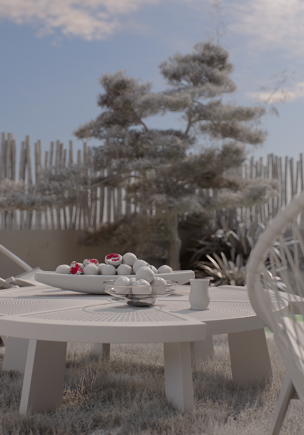 《溪山竹篱》- 个人参赛作品