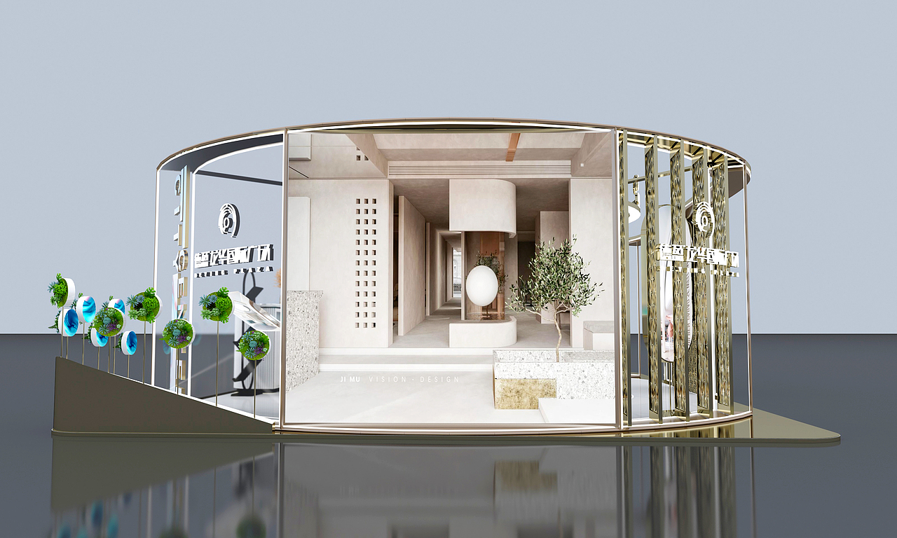 商场展位-金色小合集