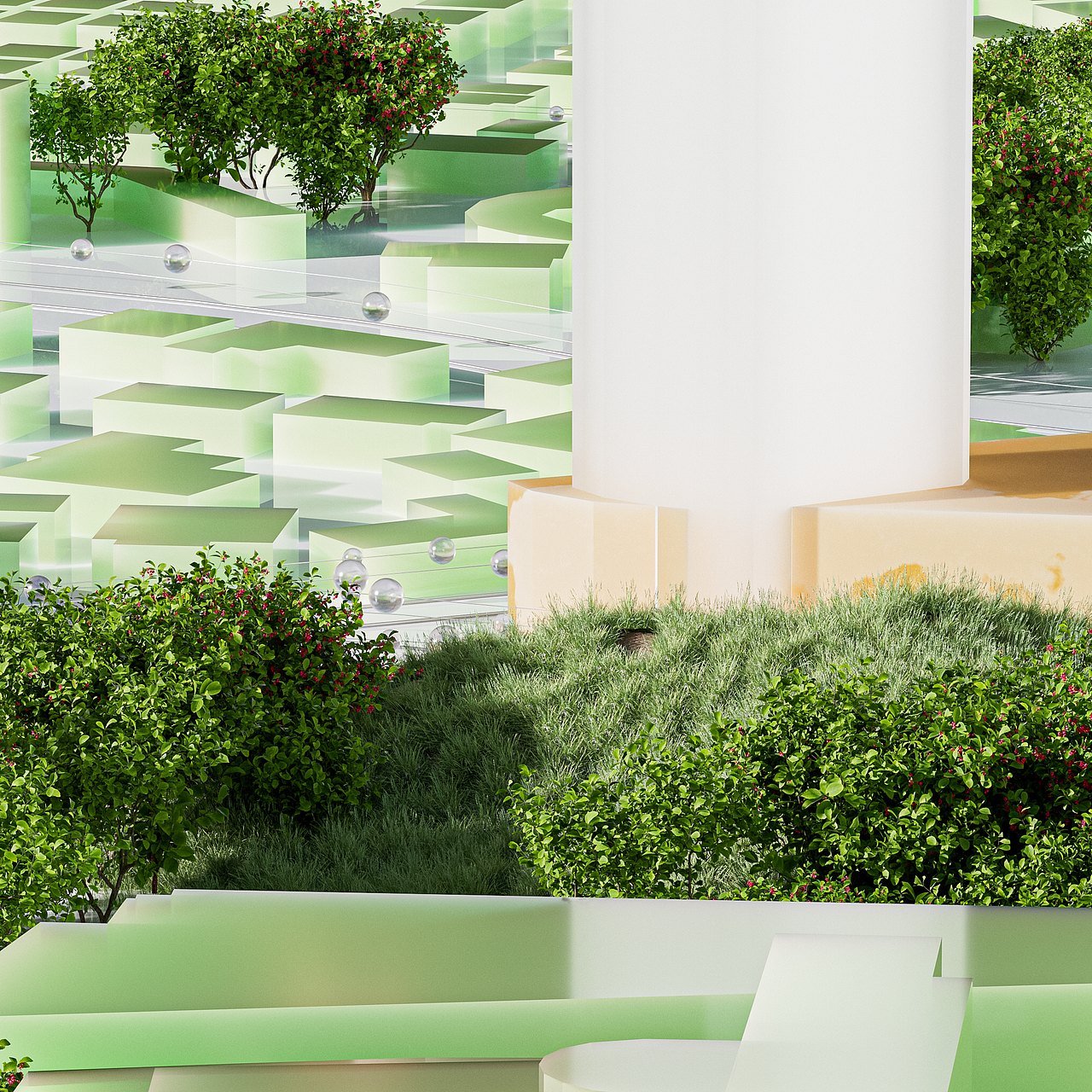 一些官网主视觉动态KV场景