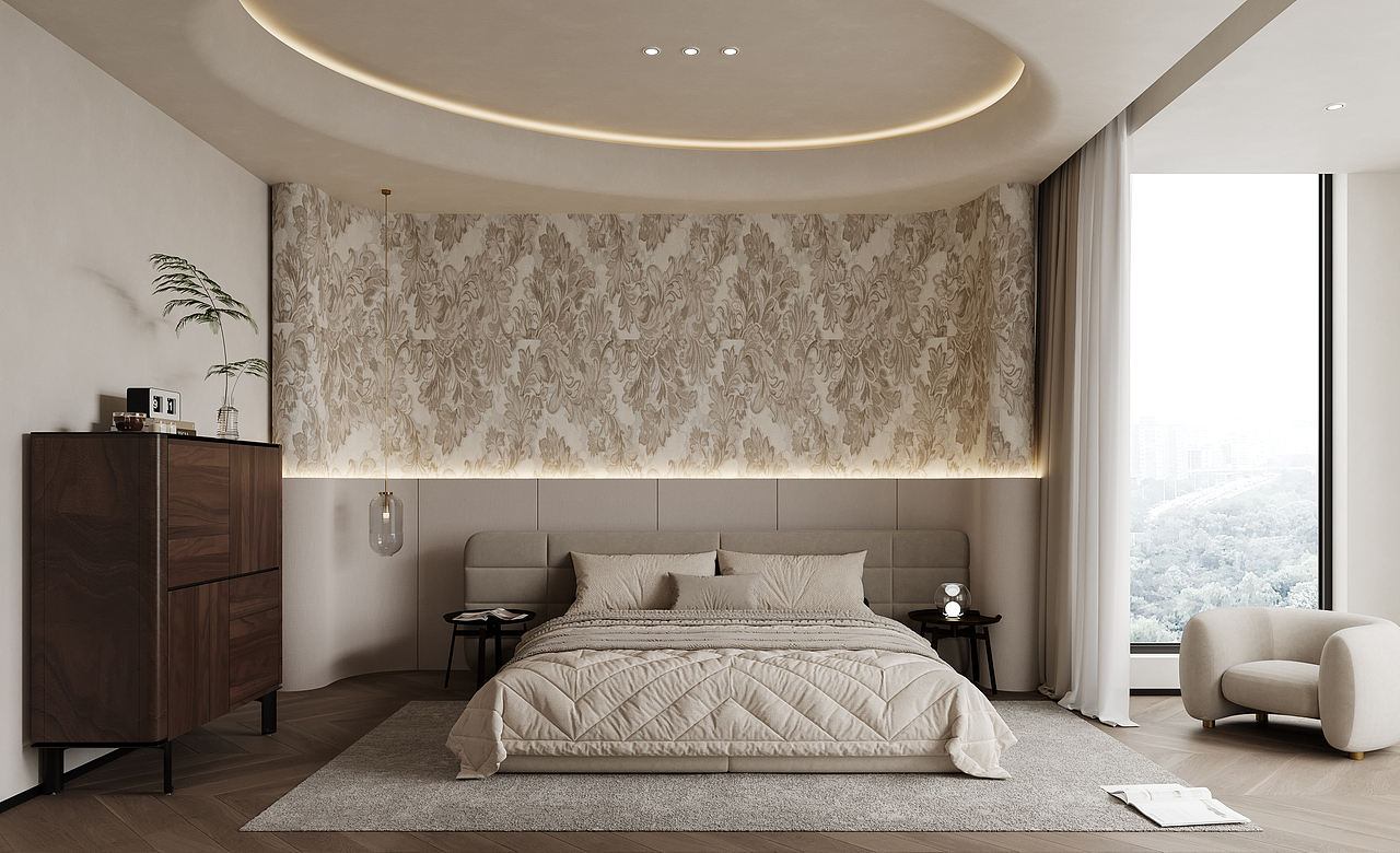 诧寂风别墅案例-艺米效果图