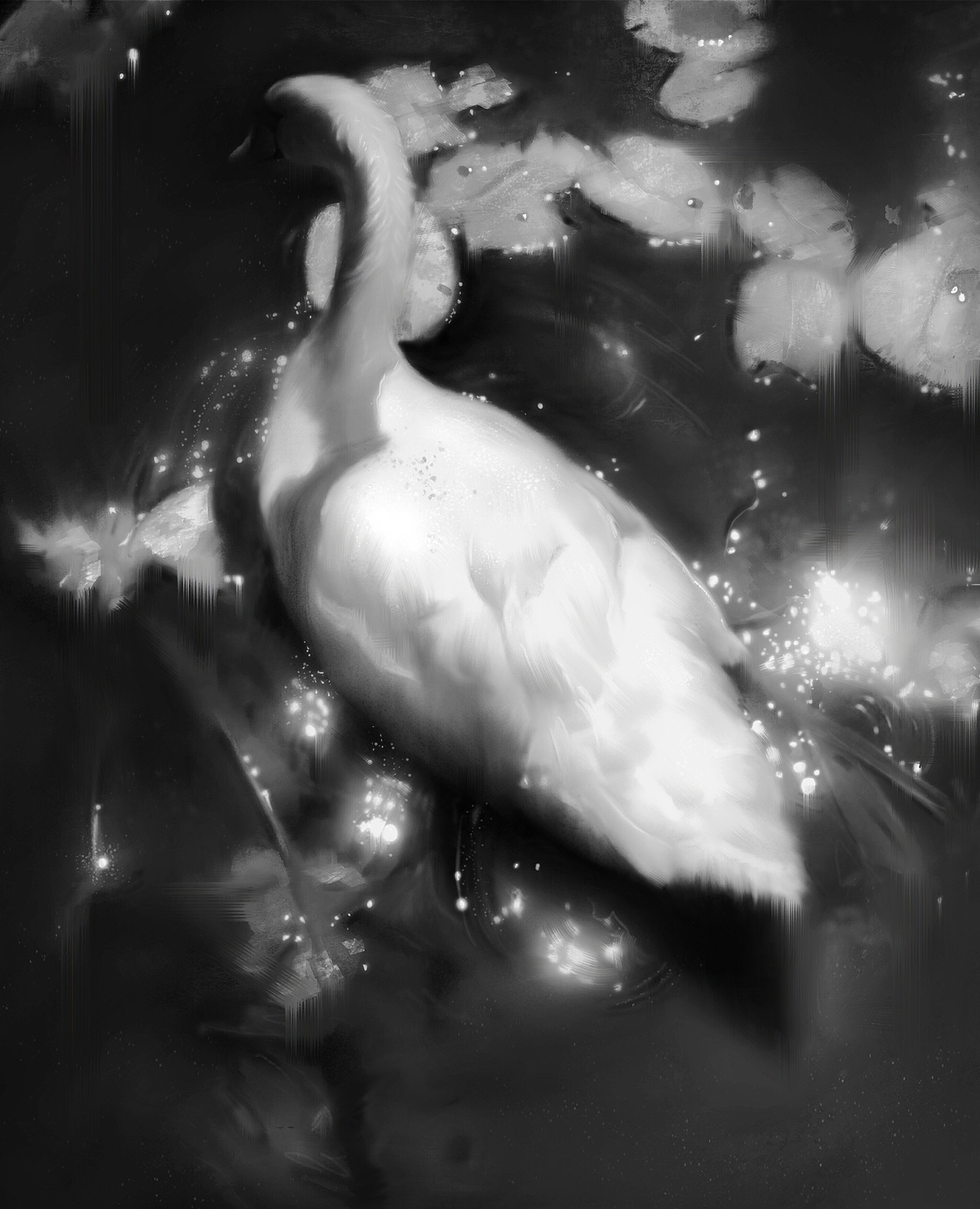 素描练习-荷塘大鹅（图ZMzA2NjAxMTAw） - 创作习作 - 站酷设计师阿月姑娘啊原创素材 - 站酷ZCOOL