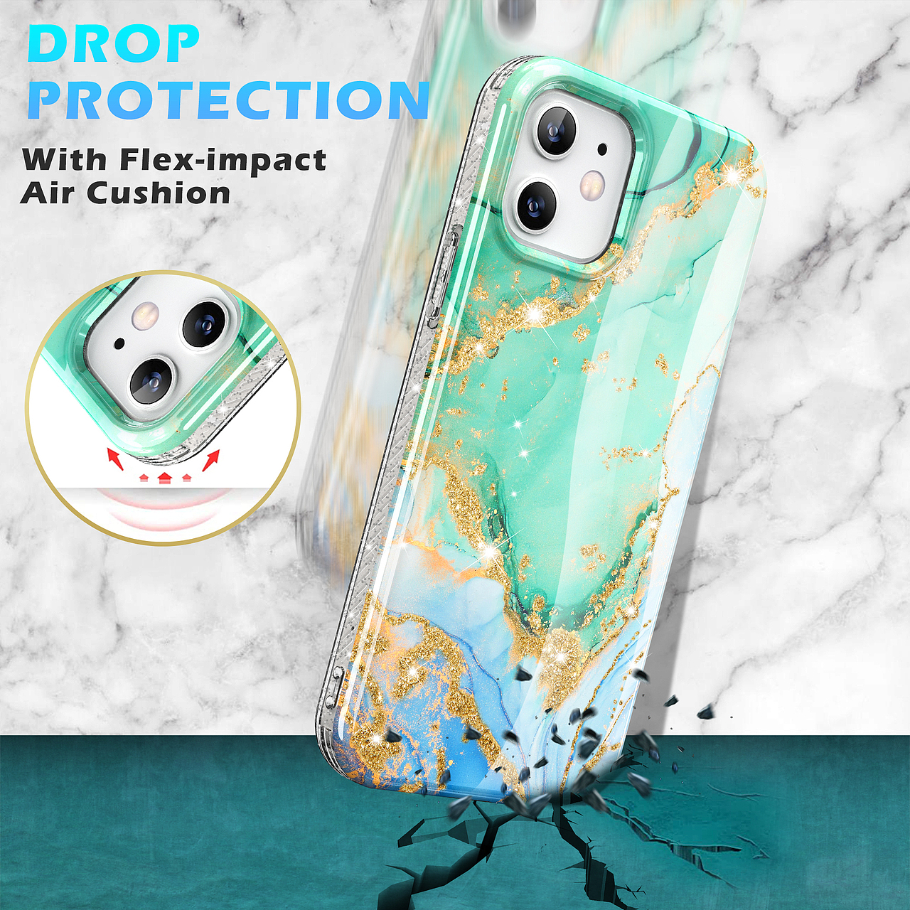 大理石手机壳手机套保护套渲染修图