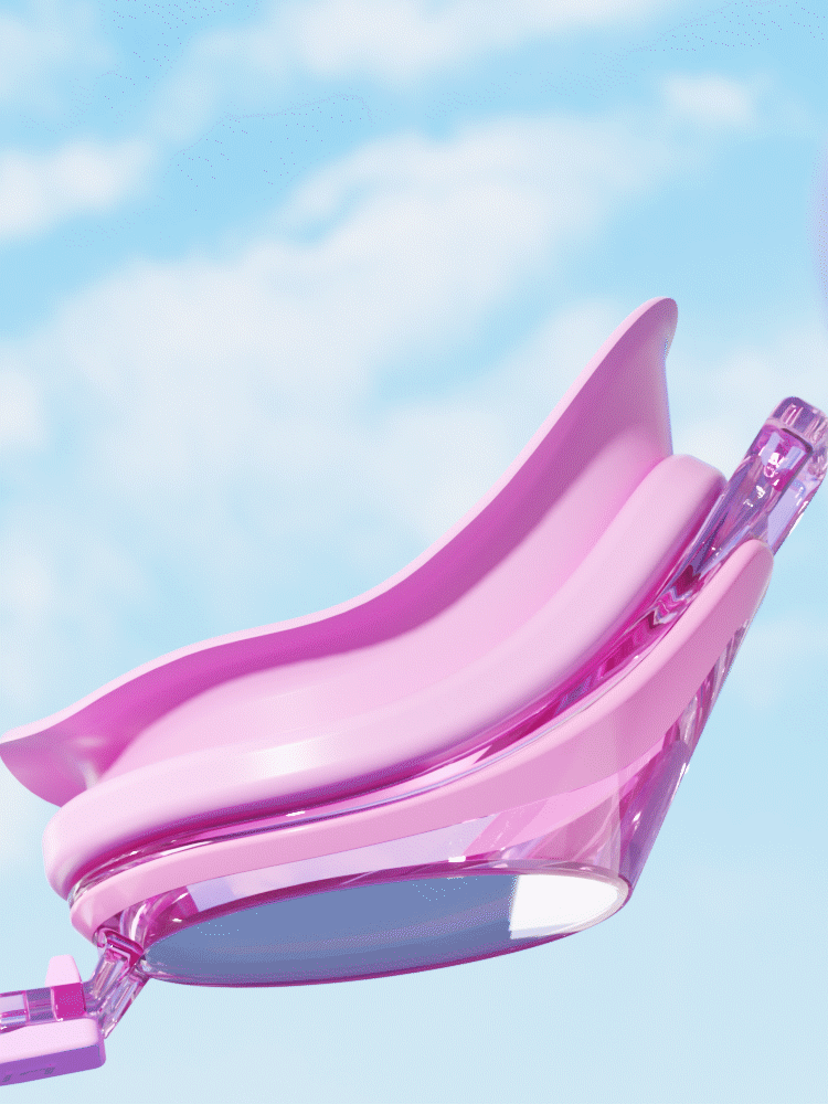 一款儿童泳镜产品三维视频