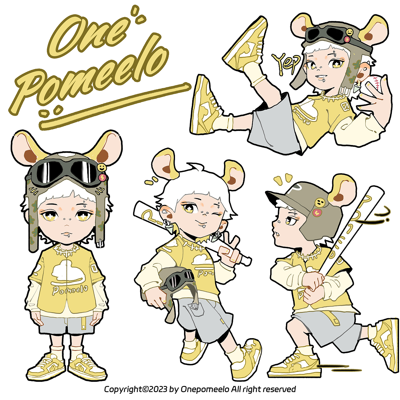 Onepomeelo 十二生肖/ 一只柚子ip形象设计（图ZMzQ3NzE4Mzg4） - 商业插画 - 站酷设计师臻咯原创素材 - 站酷ZCOOL
