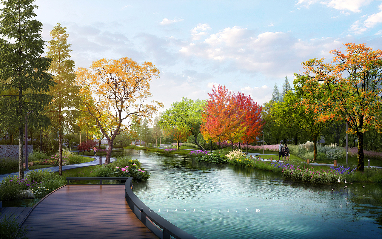 氛围不够绿植来凑! 室外景观设计