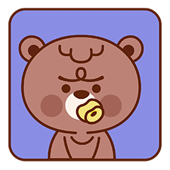 SUPER BEAR微信表情（图ZMzQ0Mjg0MzY4） - IP形象 - 站酷设计师奇果QIGOR原创素材 - 站酷ZCOOL