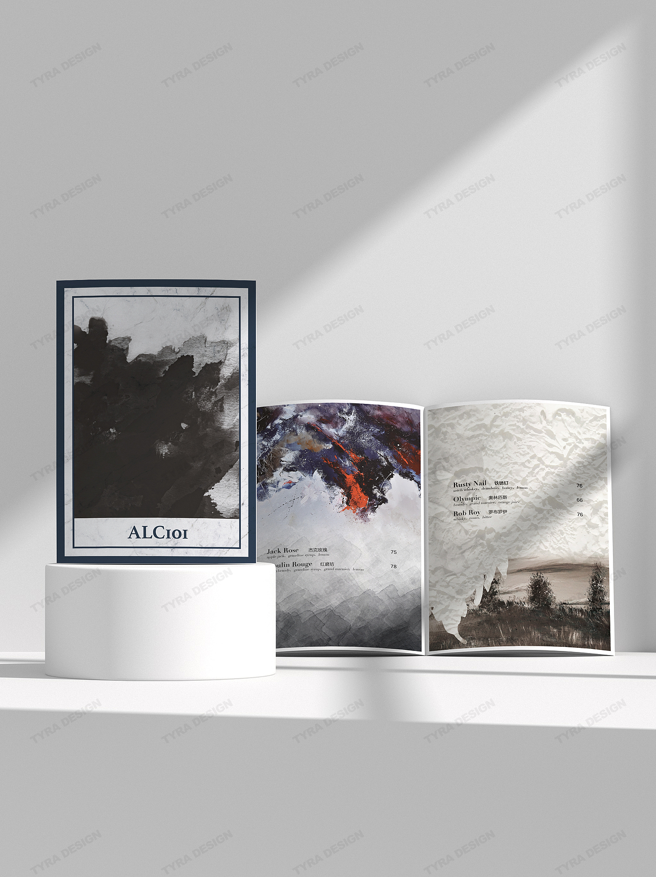 「酒吧价目菜单设计」样机展示（图ZMzI1ODExNDky） - 书籍/画册 - 站酷设计师TYRA729原创素材 - 站酷ZCOOL