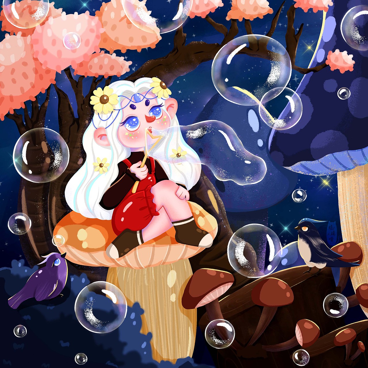 Q版童话儿插风小合集（图ZMzMyMTE3NjM2） - 商业插画 - 站酷设计师插画师琉璃酱LLJ原创素材 - 站酷ZCOOL