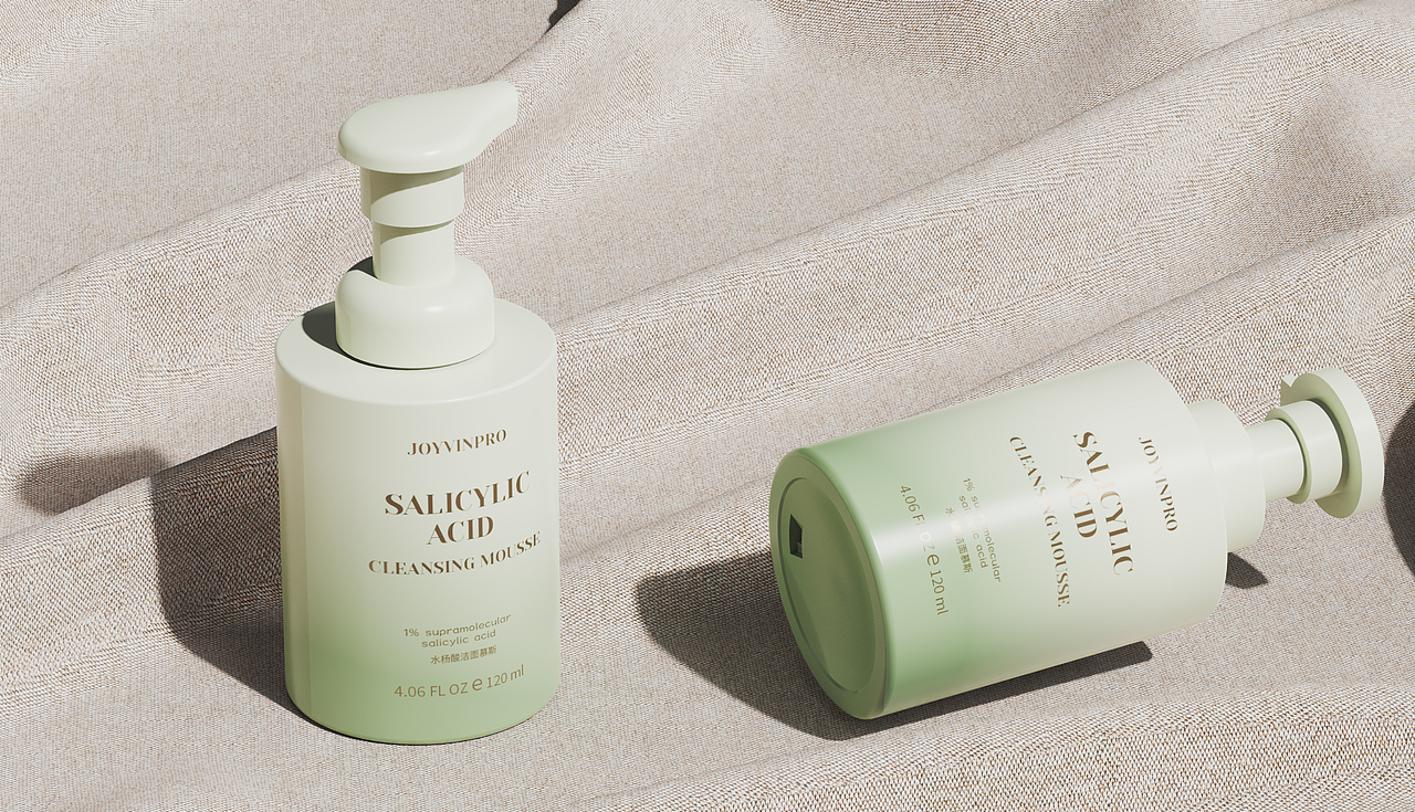 洁面慕斯设计/建模渲染/洗护护肤设计