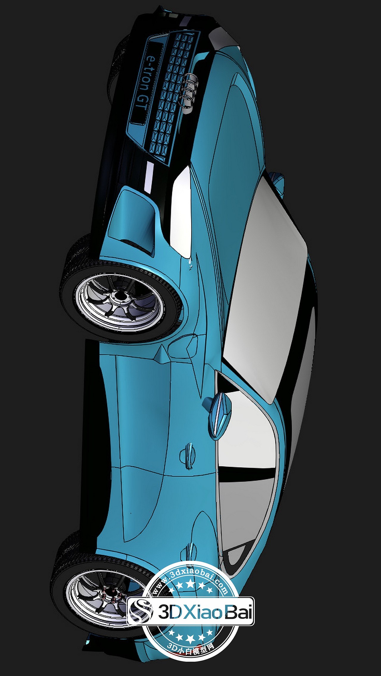 etronGT跑车3D模型