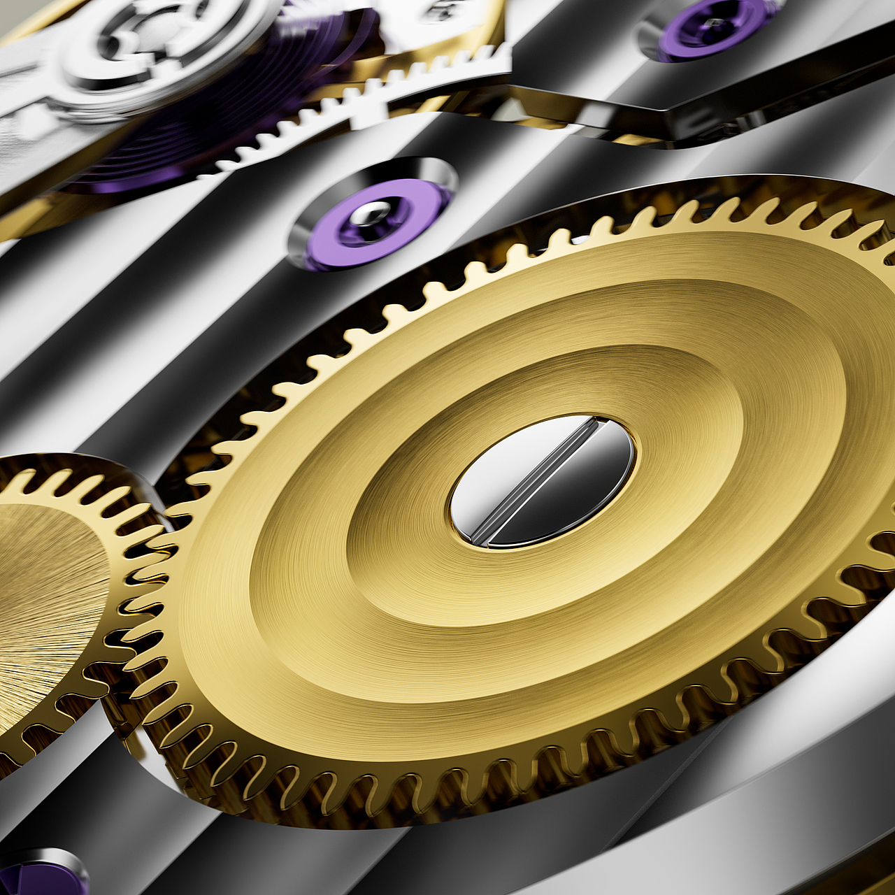 手表机芯渲染表现