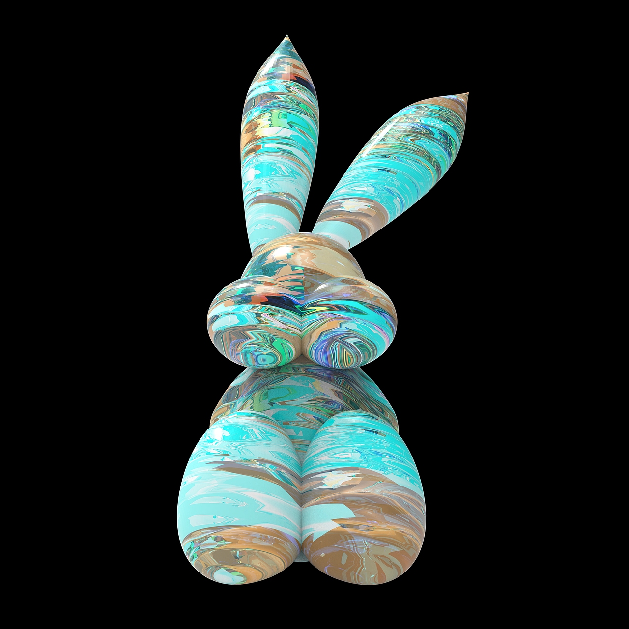 Patterned Bunny - C
