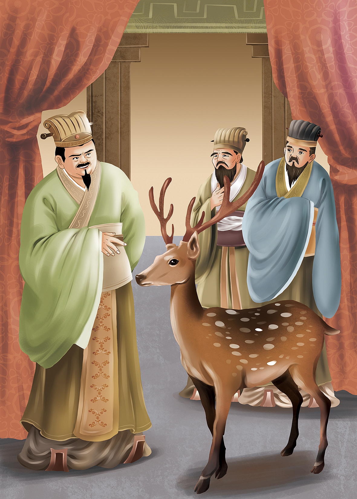 原创插画《史记故事》