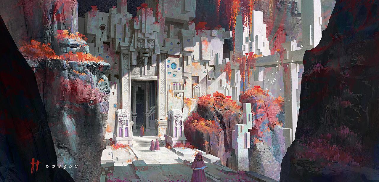 洞口（图ZMzI0NzUwMTMy） - 游戏原画 - 站酷设计师龙鬼花原创素材 - 站酷ZCOOL