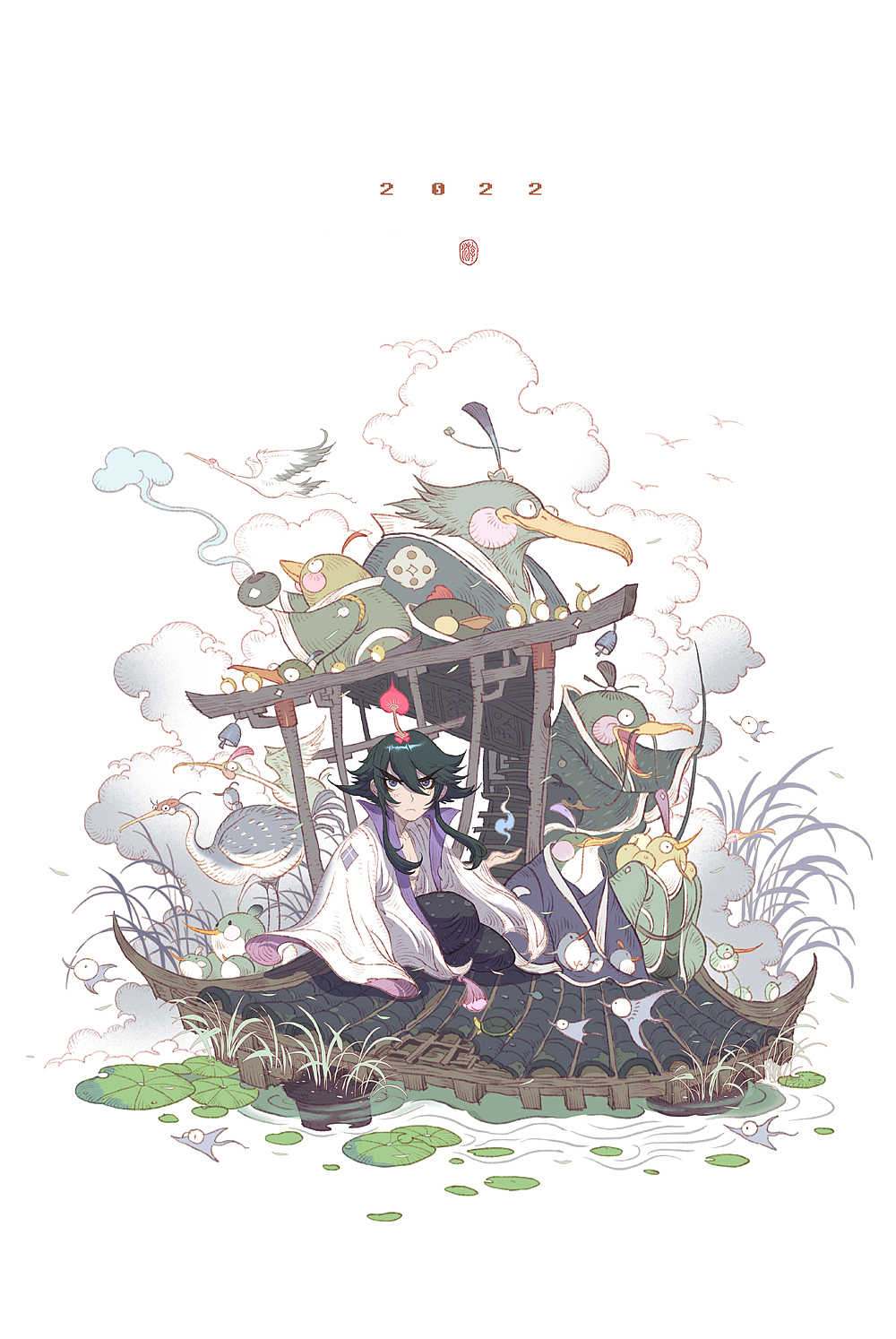 汨罗江（图ZMzA1NDUxNTgw） - 艺术插画 - 站酷设计师wmm14893986原创素材 - 站酷ZCOOL