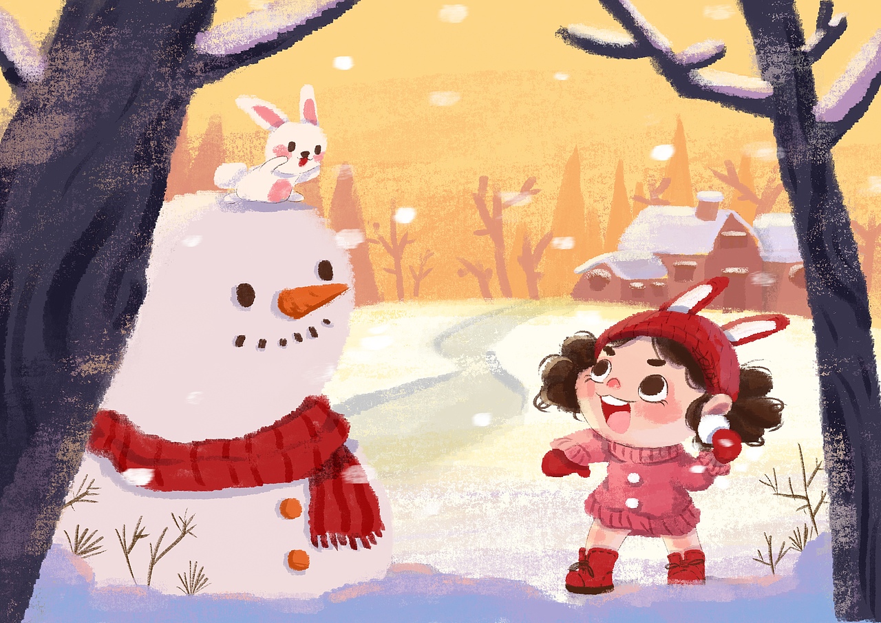 儿童插画——风景进阶班毕业啦~~