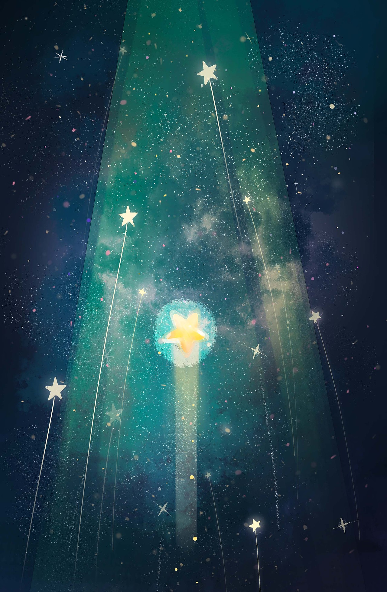 [星星的约定]概念片头插画分享（图ZMzE2NTk2NzQw） - 商业插画 - 站酷设计师粒粒巫原创素材 - 站酷ZCOOL