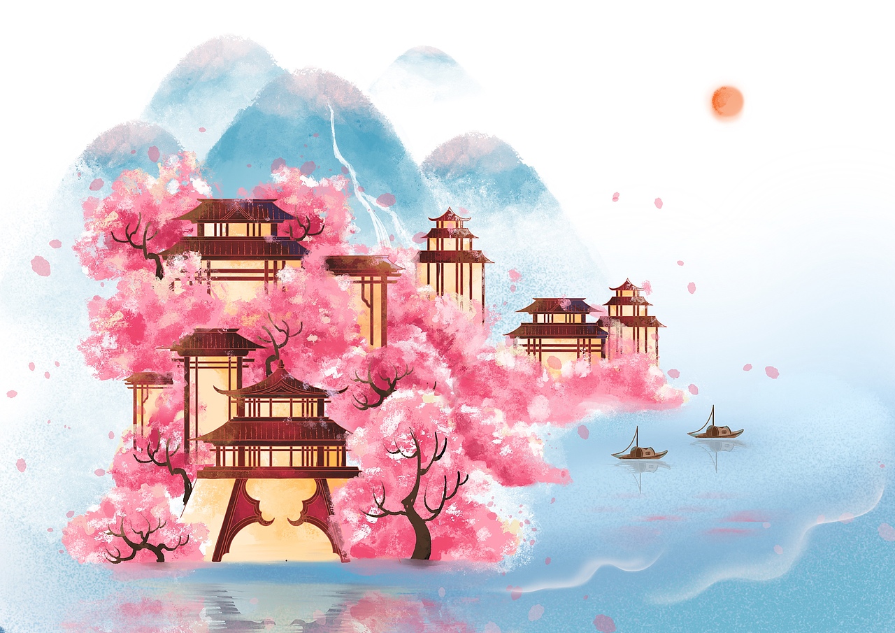 古风意境图，已商用