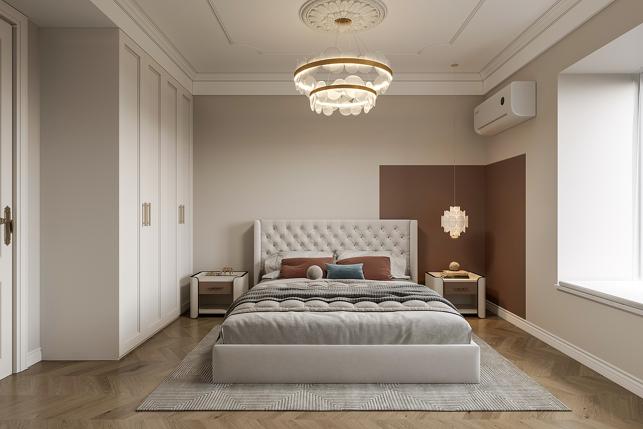 简约美式效果图表现