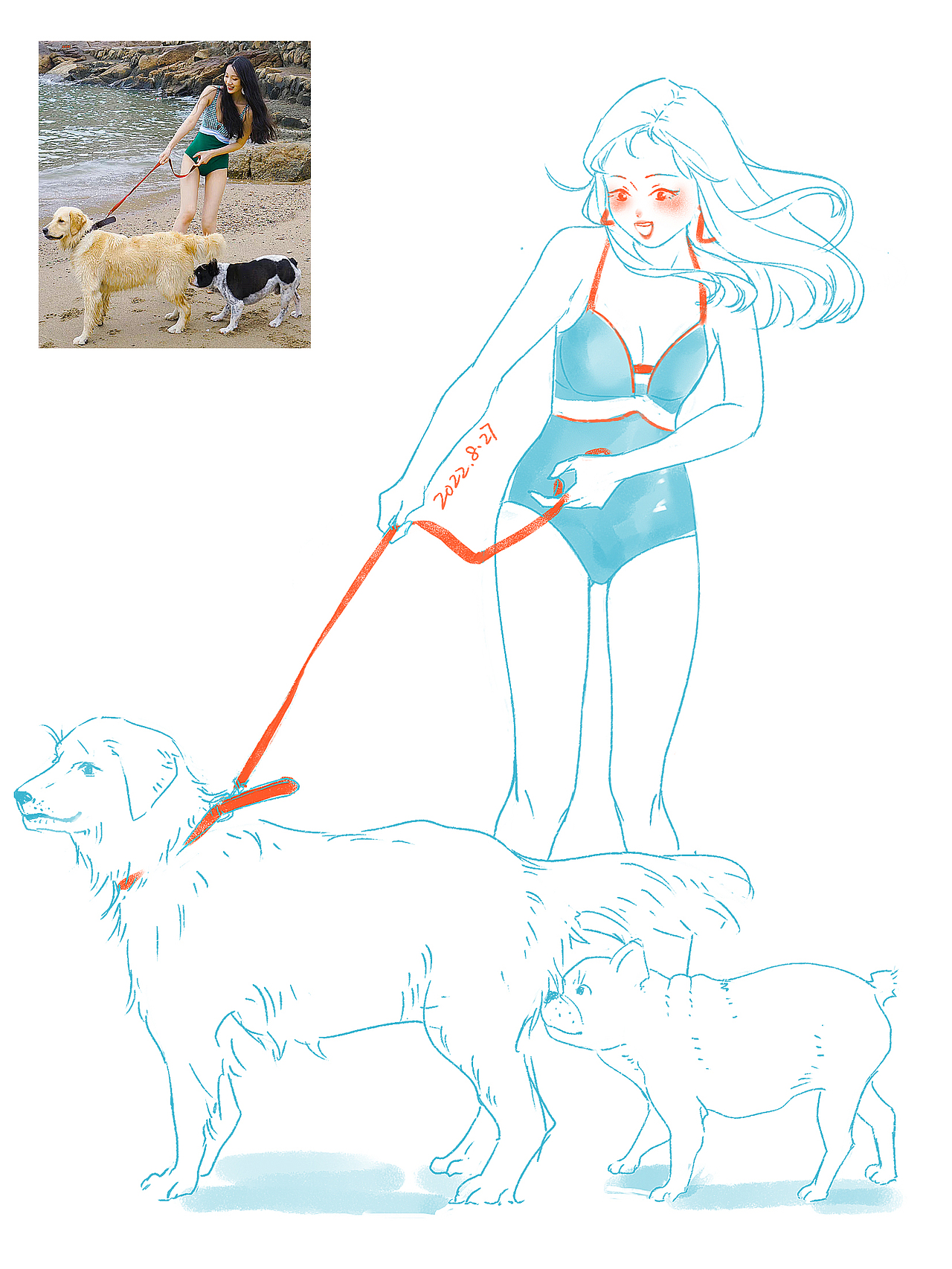 人物速写笔记【30-80】