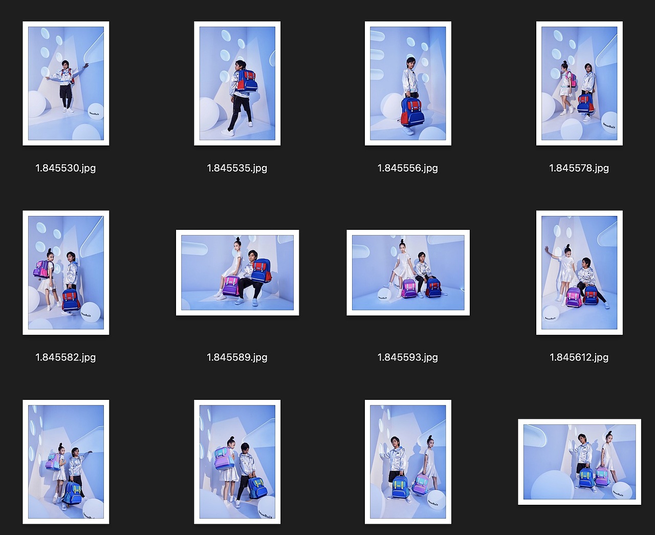 童装全案拍摄,品牌书包美术置景,品牌策划全案拍摄