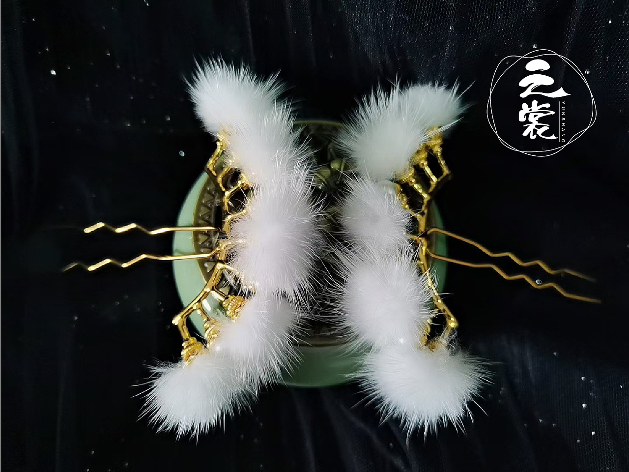 云裳·汉服logo设计（古风·发簪）（图ZMzAzODAyODIw） - Logo - 站酷设计师康的设计0516原创素材 - 站酷ZCOOL