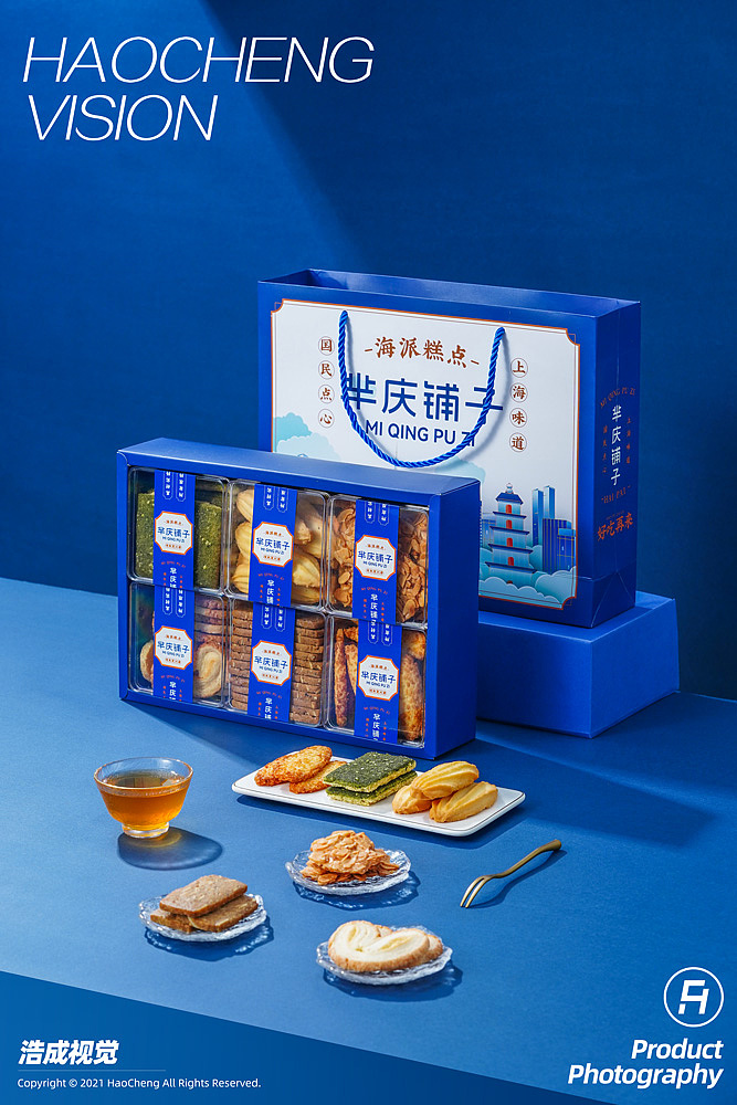 芈庆铺子糕点礼盒（图ZMzA5MTYxMzgw） - 美食摄影 - 站酷设计师浩成视觉原创素材 - 站酷ZCOOL
