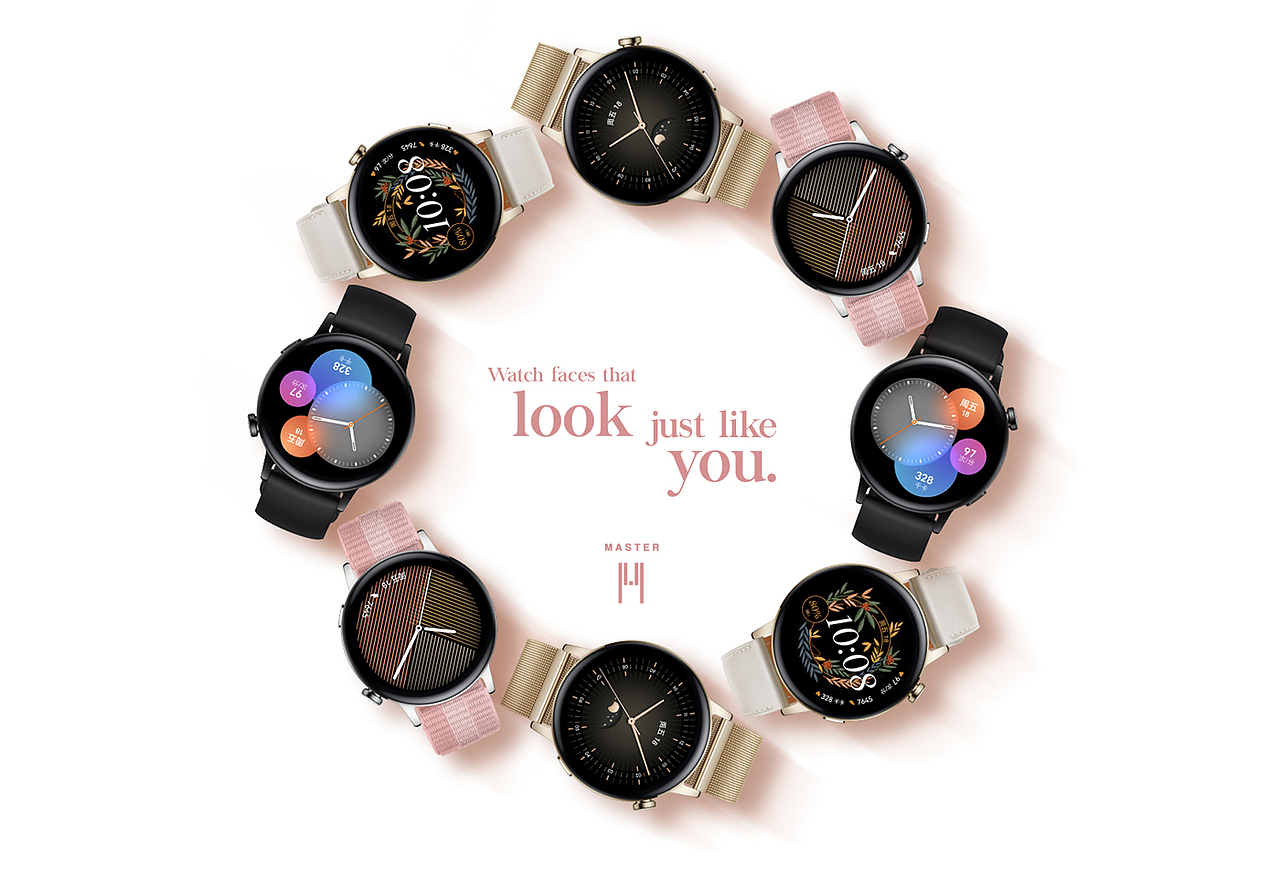 HUAWEI WATCH GT3 华为智能女表（图ZMzE5NzA3Njk2） - 产品 - 站酷设计师MasterPictures原创素材 - 站酷ZCOOL