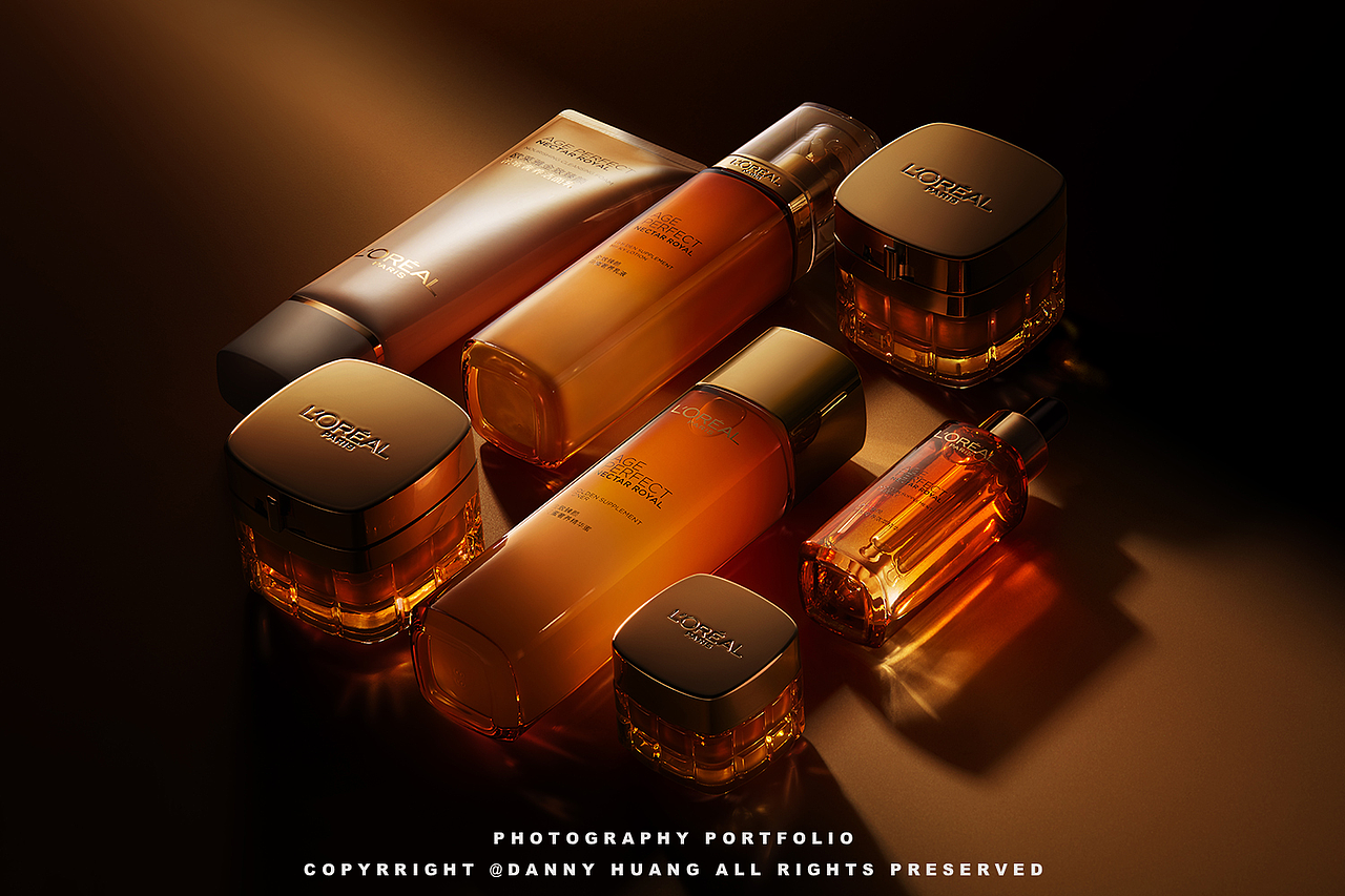 化妆品静物拍摄｜L'OREAL 金致臻颜系列（图ZMzM5MTU0OTMy） - 产品摄影 - 站酷设计师摄影师黄春晖原创素材 - 站酷ZCOOL