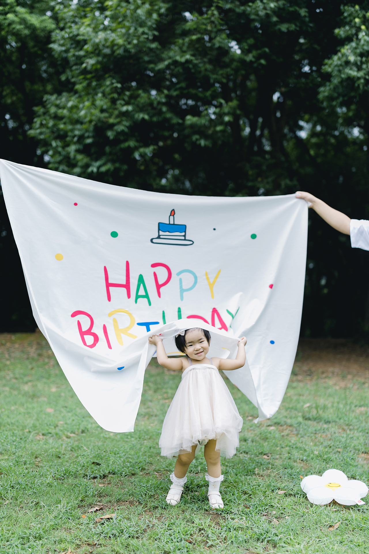 两岁的团团你好