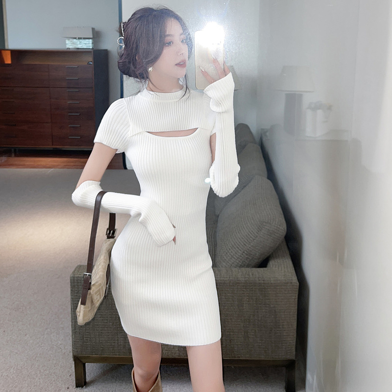 模特小美 裙子拍摄 酒店风拍照