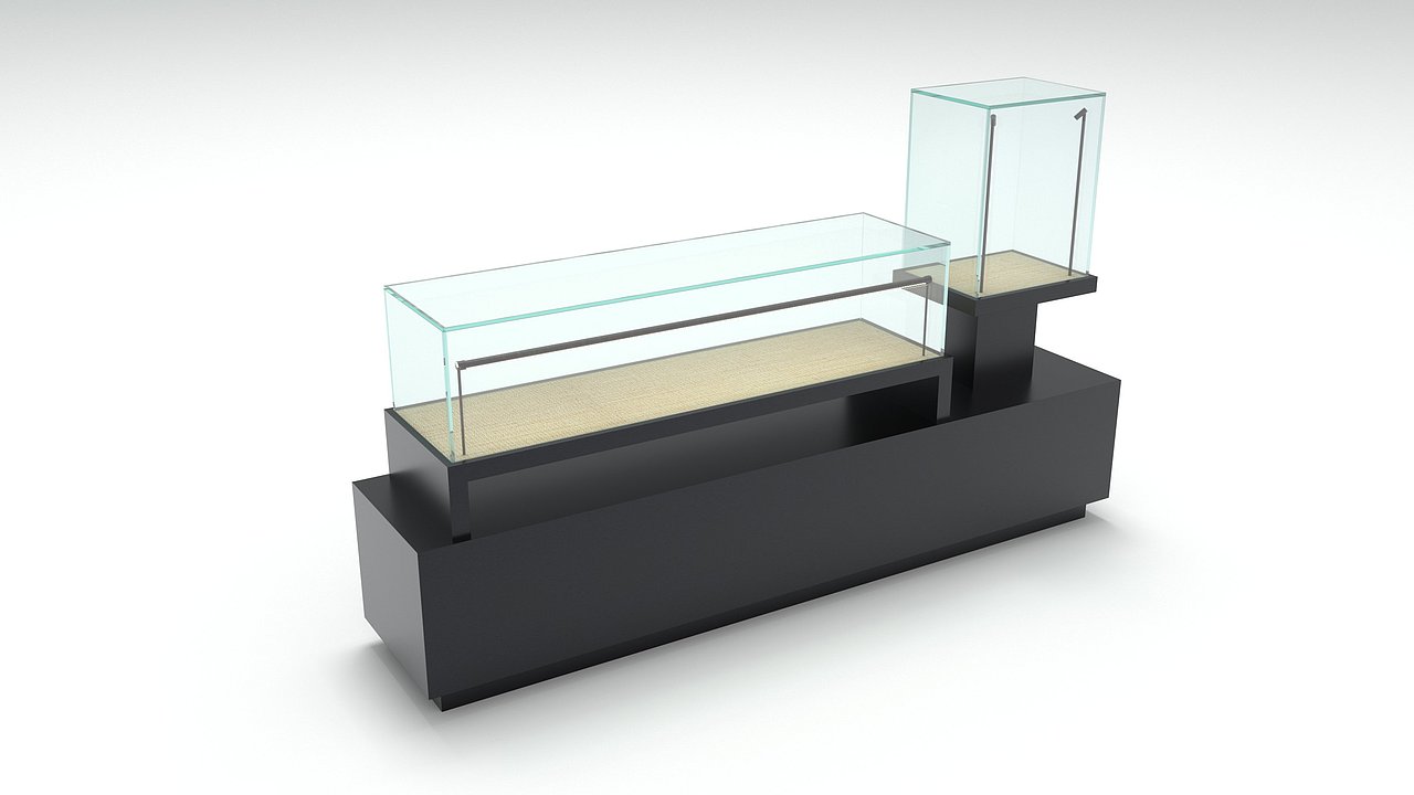 博物馆展柜专用开启方式