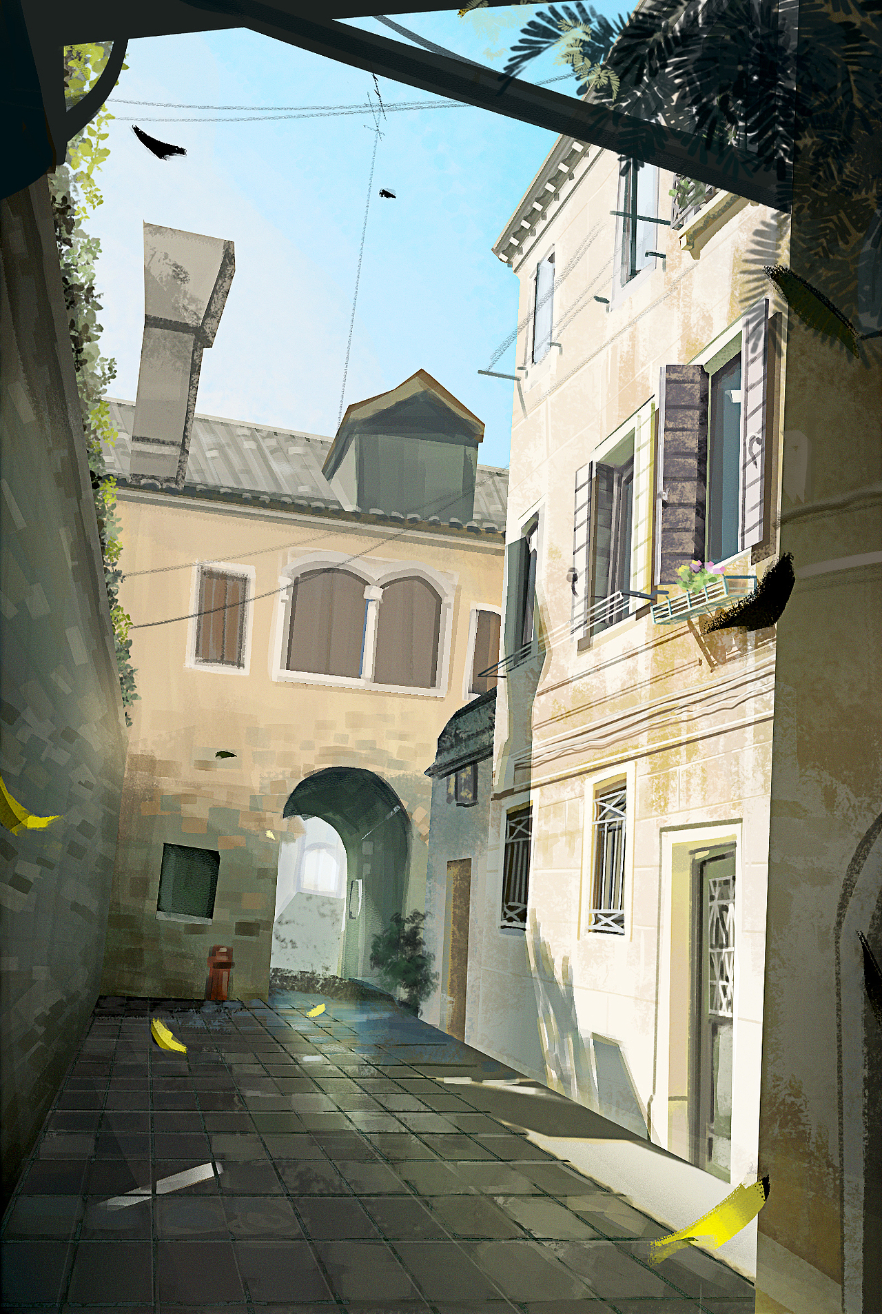 场景cg速涂练习