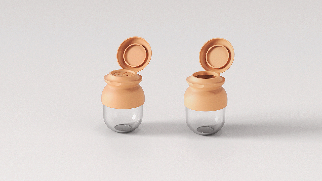 橡果调料收纳罐