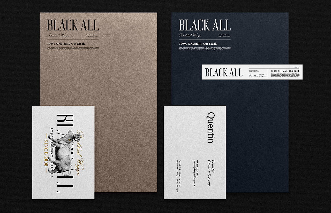 Black All|和牛品牌设计(图ZMzA2NTk3MTU2) - 包装 - 站酷设计师THEQ缔蔻品牌设计原创素材 - 站酷ZCOOL
