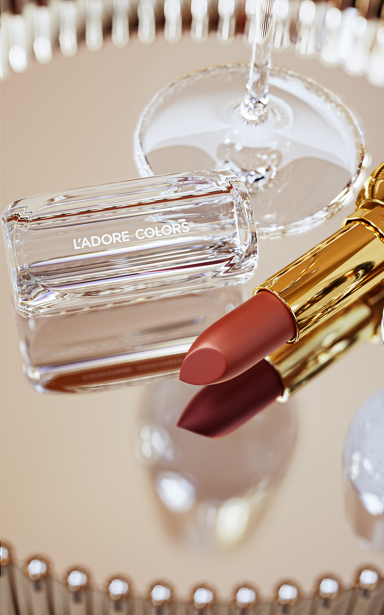 近期工作案例——美妆产品建模渲染表现