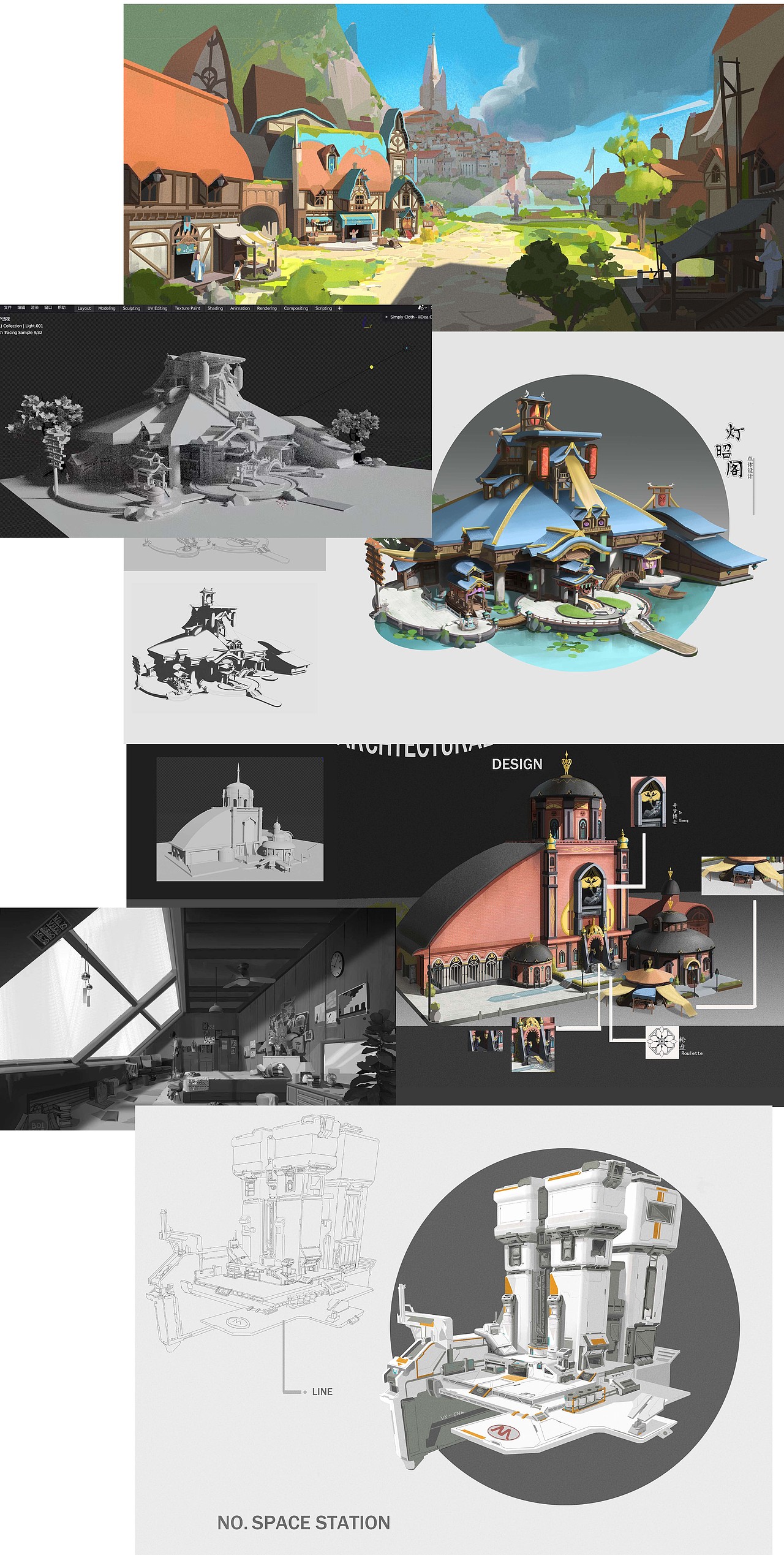 场景 画师D（图ZMzA2ODQ5ODU2） - 游戏原画 - 站酷设计师玖九六工作室原创素材 - 站酷ZCOOL
