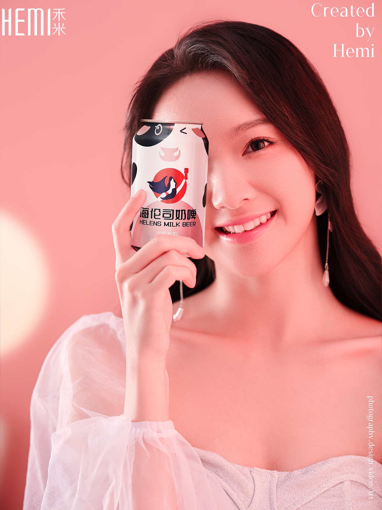 知名品牌海伦司啤酒商业拍摄静物+人像