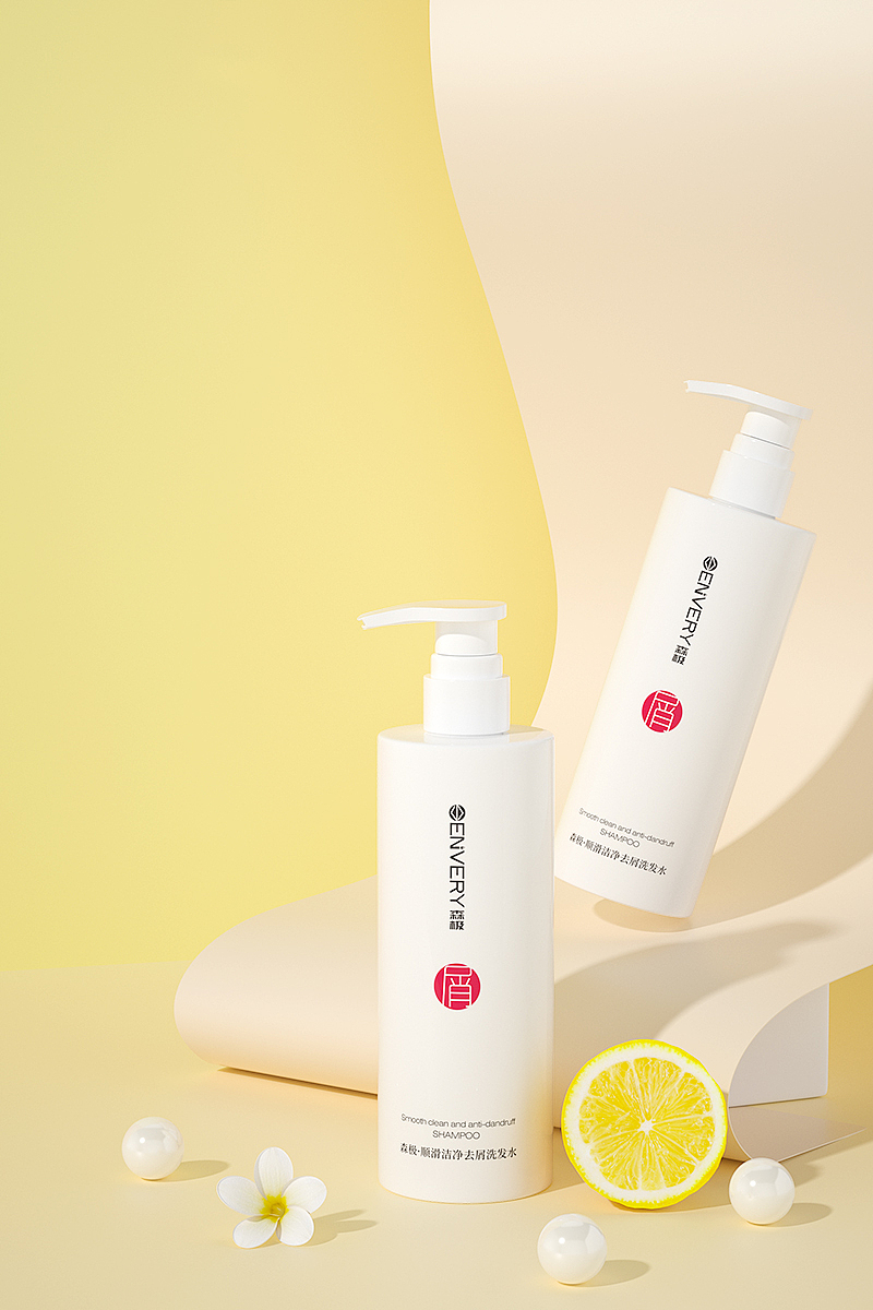 洗发露场景建模渲染