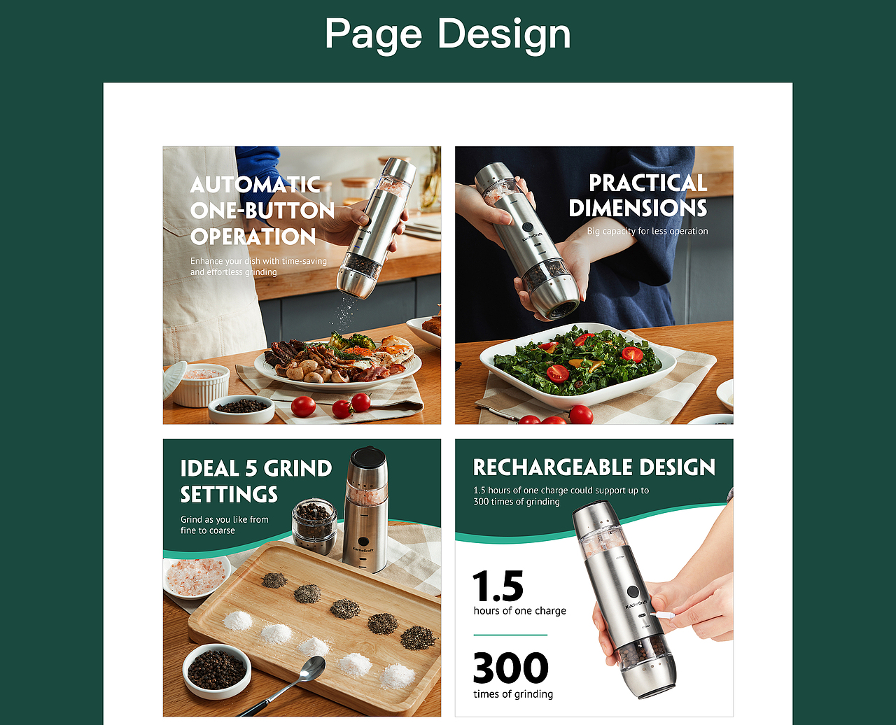 亚马逊套图/厨房杂件/电动研磨器（图ZMzU5NDk3NTg0） - 电商 - 站酷设计师亚马逊设计章小鱼原创素材 - 站酷ZCOOL